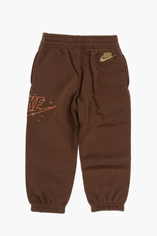 Clearance Joggers in Cotone Felpato con Logo Stampato Bambino Abbigliamento