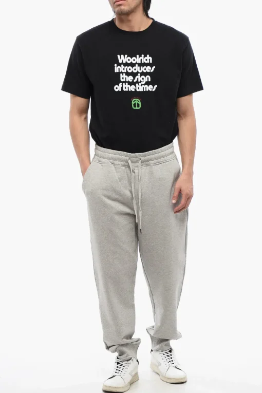 Clearance Joggers In Cotone Garzato LUXURY LIGHT Uomo Pantaloni