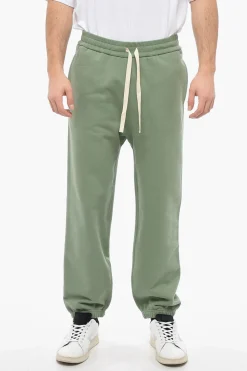 Hot Joggers in Cotone Garzato con Coulisse Uomo Pantaloni