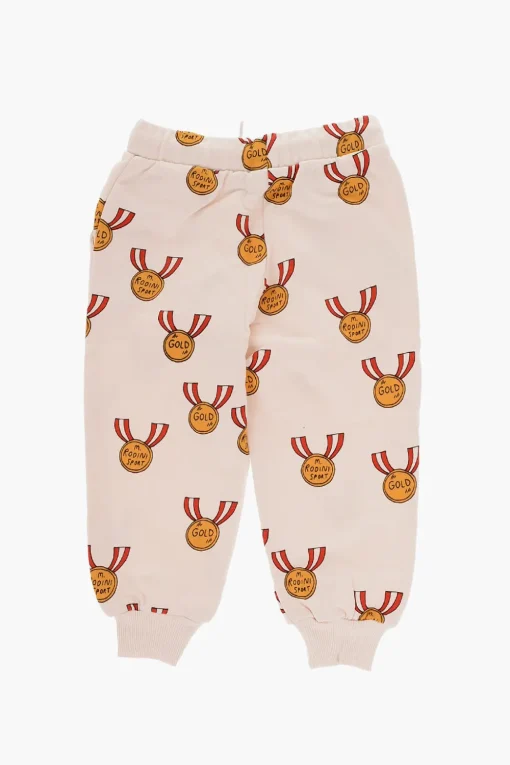 Joggers in cotone Stampati All-Over>Mini Rodini Outlet