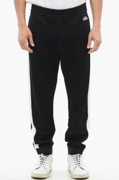 Joggers in Misto Cotone con Bande Laterali>Alexander McQueen New