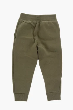 Clearance Joggers in Misto Cotone Felpato con Logo Stampato Bambino Abbigliamento