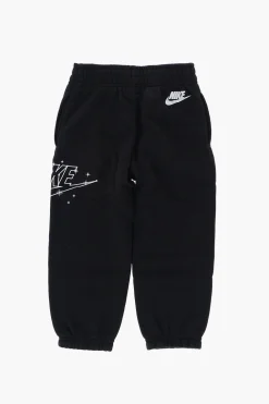 Joggers in Misto Cotone Felpato con Logo a Contrasto>Nike KIDS Clearance