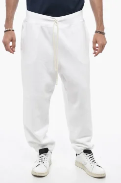 Best Joggers in Misto Cotone Felpato con Polsini Uomo Pantaloni