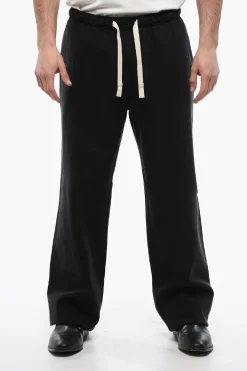 Outlet Joggers in Misto Cotone TRAVEL con Elastico in Vita Uomo Pantaloni