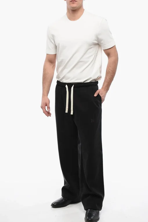 Outlet Joggers in Misto Cotone TRAVEL con Elastico in Vita Uomo Pantaloni