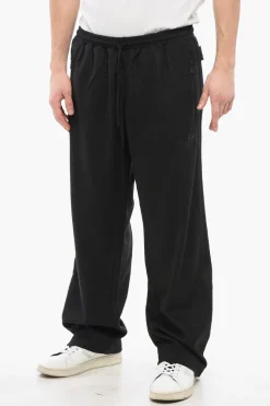 Hot Joggers in Misto Lana con Dettaglio Tono su Tono Uomo Pantaloni