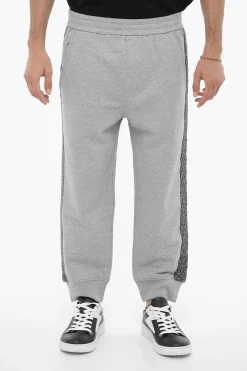 Joggers Loose Fit Con Bande Laterali in Lana>Neil Barrett New