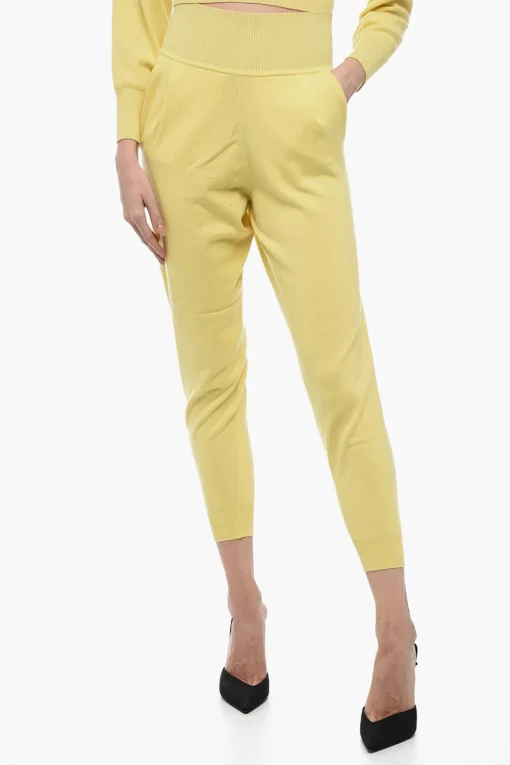 Joggers MAYA in Cashmere con Pinces>Art Essay New