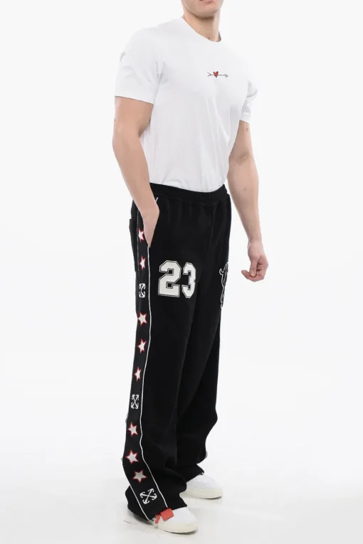 Hot Joggers NATURELOVER Varsity Con Bande Laterali Uomo Pantaloni