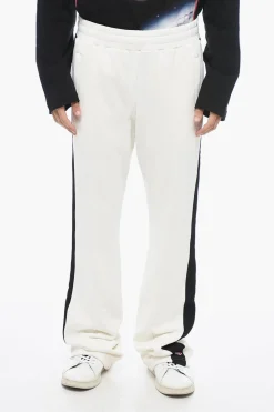 Joggers P-ZAMPER In Cotone Garzato Con Bande A Contrasto>Diesel Fashion
