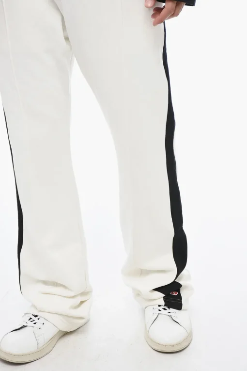 Joggers P-ZAMPER In Cotone Garzato Con Bande A Contrasto>Diesel Fashion