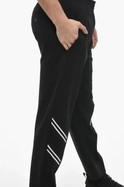 Online Joggers REM + VARSITY con Bande a Contrasto Uomo Pantaloni