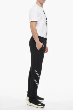 Online Joggers REM + VARSITY con Bande a Contrasto Uomo Pantaloni