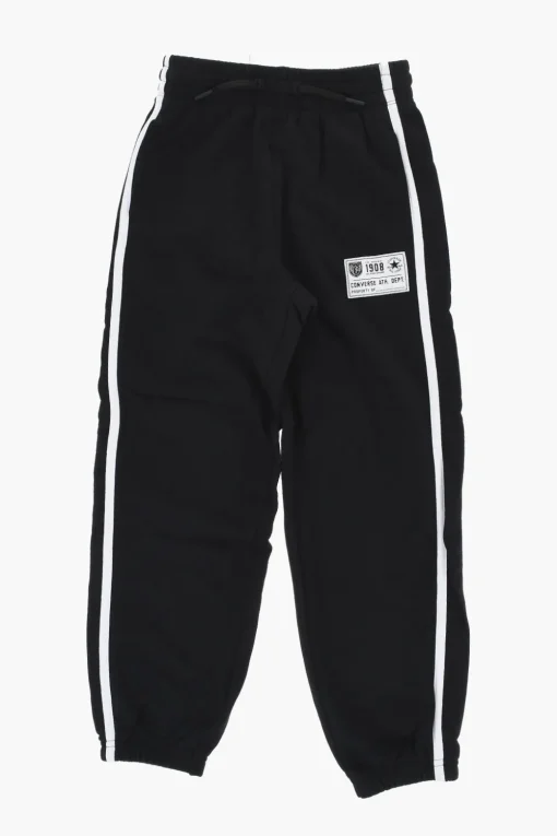 Clearance Joggers RETRO REMIX in Tinta Unita con Bande Laterali a Contrasto Bambino Abbigliamento