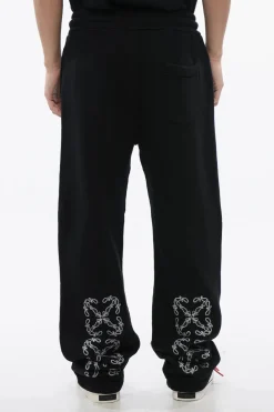 Online Joggers Ricamati BANDANA In Cotone Garzat Uomo Pantaloni