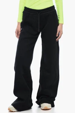 Hot Joggers ROUND Straight Fit In Cotone Garzato Donna Pantaloni