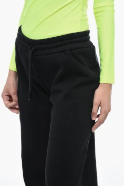 Hot Joggers ROUND Straight Fit In Cotone Garzato Donna Pantaloni