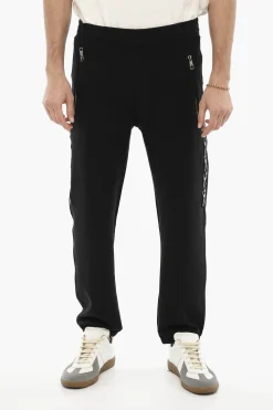 Fashion Joggers Skinny Fit con Stampa Thunderbolts Laterale Uomo Pantaloni