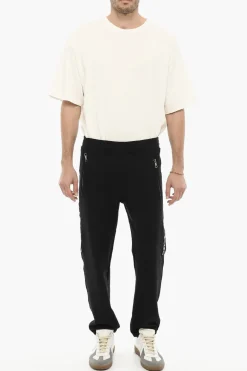 Fashion Joggers Skinny Fit con Stampa Thunderbolts Laterale Uomo Pantaloni