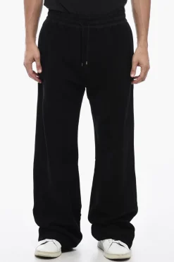 Joggers Straight Fit in Cotone Felpato>Saint Laurent Discount