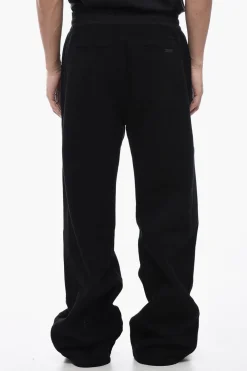 Joggers Straight Fit in Cotone Felpato>Saint Laurent Discount