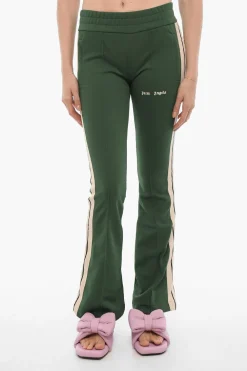 Joggers Svasati con Banda Laterale a Contrasto>Palm Angels Online