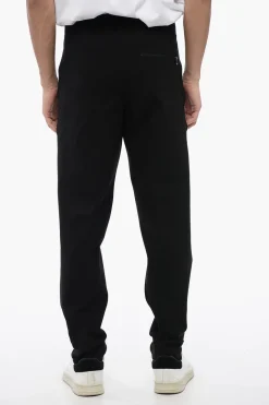 Joggers Tapered Fit in Misto Viscosa con Dettaglio Tape></noscript>Neil Barrett Online