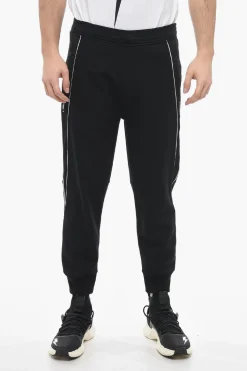 Hot Joggers THINDERBOLT in Jersey con Dettagli Laterali Jacquard Uomo Pantaloni