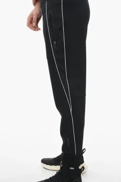 Hot Joggers THINDERBOLT in Jersey con Dettagli Laterali Jacquard Uomo Pantaloni