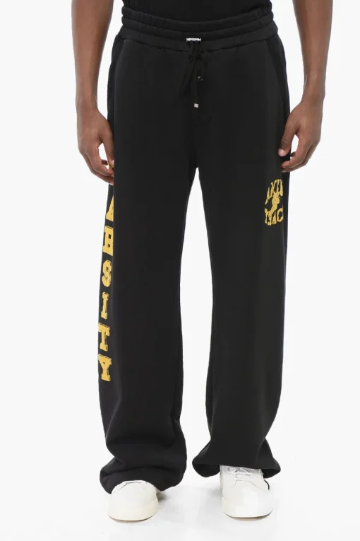 Joggers VARSITY con Stampe Floccate e Coulisse alla Caviglia>Amiri Outlet
