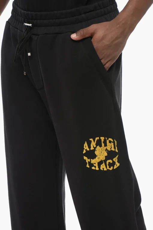 Joggers VARSITY con Stampe Floccate e Coulisse alla Caviglia>Amiri Outlet
