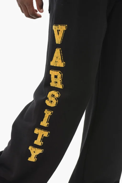 Joggers VARSITY con Stampe Floccate e Coulisse alla Caviglia>Amiri Outlet