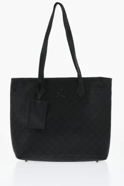 New JORDAN Borsa Tote Logata con Motivo Monogram Uomo Borse A Mano