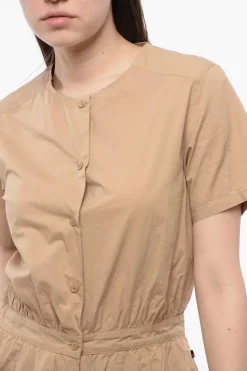 Jumpsuit a Maniche Corte in Popeline></noscript>Woolrich Online