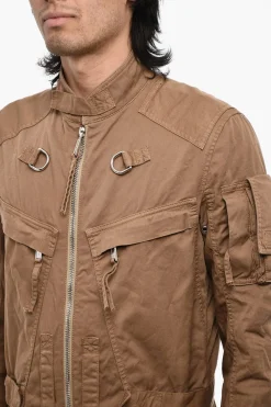 Jumpsuit a Tinta Unita In Twill Utility></noscript>Dsquared2 Fashion