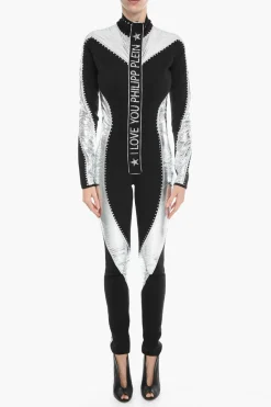 Best Jumpsuit da Scii GOTHIC con Applicazione Cristalli Donna Pantaloni