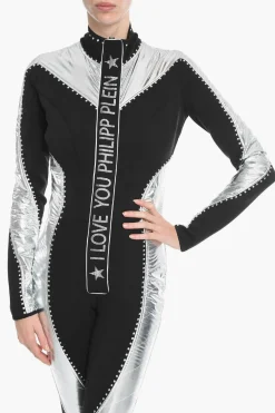 Best Jumpsuit da Scii GOTHIC con Applicazione Cristalli Donna Pantaloni
