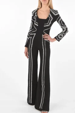 Jumpsuit GEOMETRIC con Strass>Philipp Plein Clearance