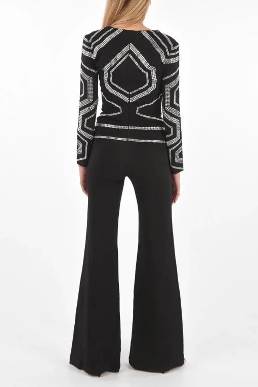 Jumpsuit GEOMETRIC con Strass>Philipp Plein Clearance