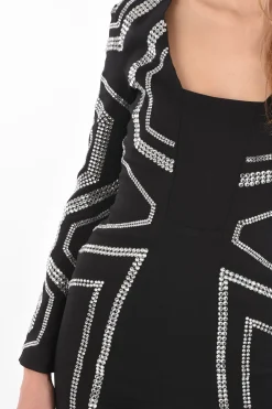 Jumpsuit GEOMETRIC con Strass></noscript>Philipp Plein Clearance