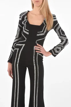 Jumpsuit GEOMETRIC con Strass></noscript>Philipp Plein Clearance
