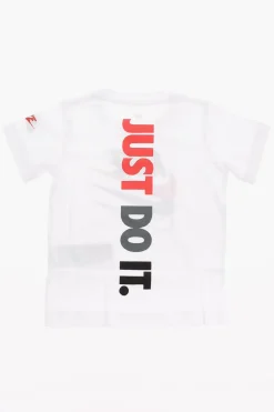 JUST DO IT t-shirt in jersey con Stampa Logo></noscript>Nike KIDS Discount