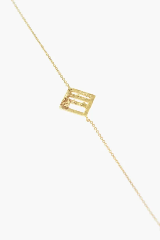 KHAITE Collana Lariat in Argento Placcato Oro 24k>Elhanati Best