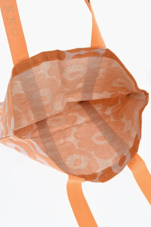KIOSKI Borsa Shopper IGELIN UNIKKO in Cotone e Lino a Fantasia Floreale>Marimekko Hot
