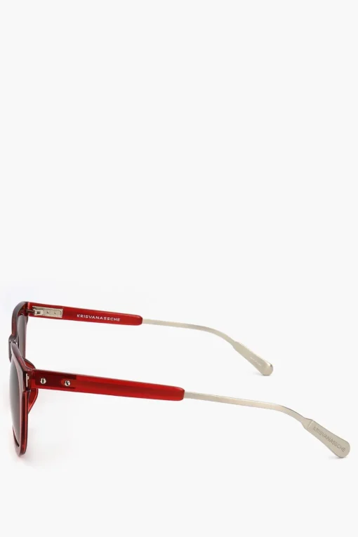Discount KRIS VAN ASSCHE Occhiali da Sole Wayfarer con Lenti Sfumate Uomo Occhiali Da Sole