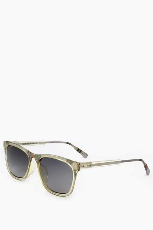 Discount KRIS VAN ASSCHE Occhiali da Sole Wayfarer con Montature Iridescente Uomo Occhiali Da Sole