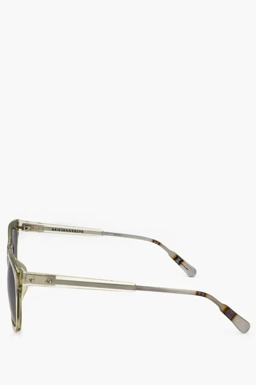 Discount KRIS VAN ASSCHE Occhiali da Sole Wayfarer con Montature Iridescente Uomo Occhiali Da Sole