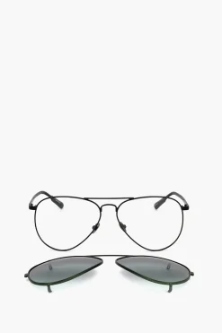 Best KRIS VAN ASSCHE Occhiali da Sole Aviator con Mascherina Removibile Uomo Occhiali Da Sole