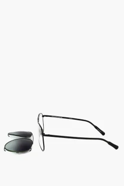 Best KRIS VAN ASSCHE Occhiali da Sole Aviator con Mascherina Removibile Uomo Occhiali Da Sole